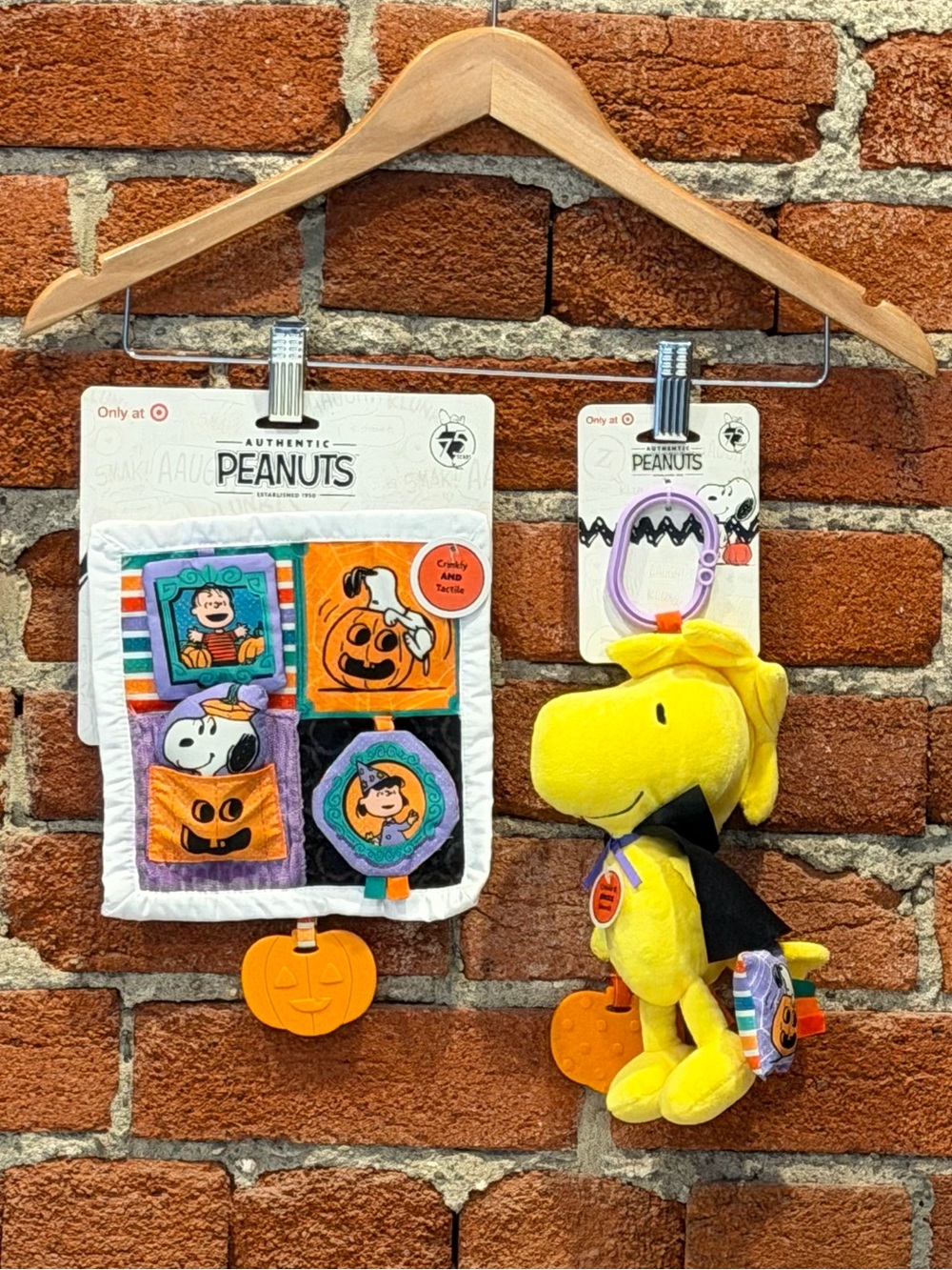 🧡💛 NWT Peanuts Halloween Baby Toy Bundle - Snoopy - Woodstock 💛🧡